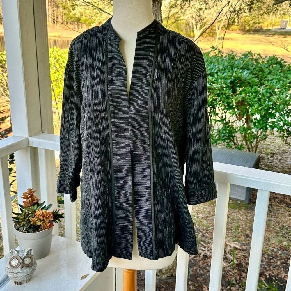 Emmelle Striped Lightweight Jacket